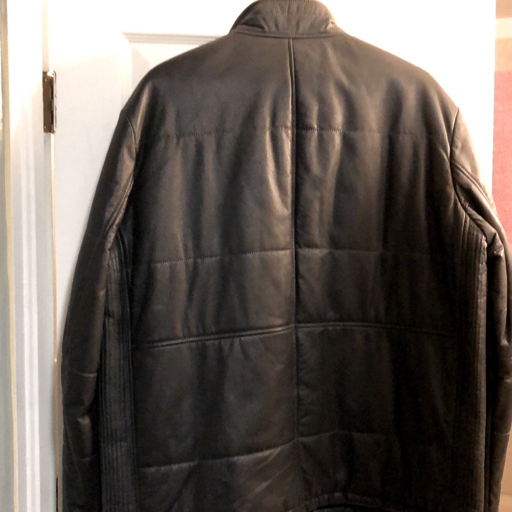 Calvin Klein Leather Jacket - Picture 14 of 15